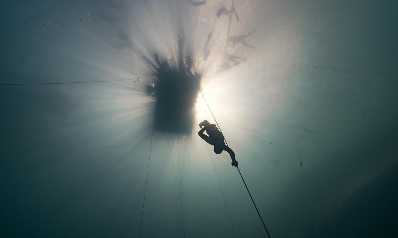 Freediving world record set by William Trubridge With 122m dive